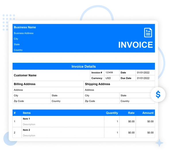 Electrician Invoice Template  