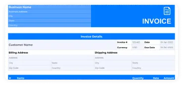 Portrait Photography Invoice Template