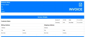 Word Invoice Template UK