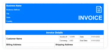 Corporate Photography Invoice Template