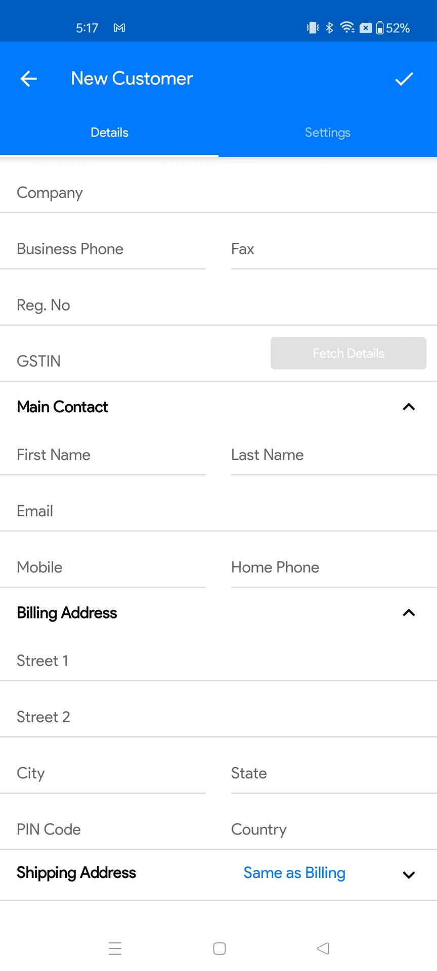 Merge Option for Contacts