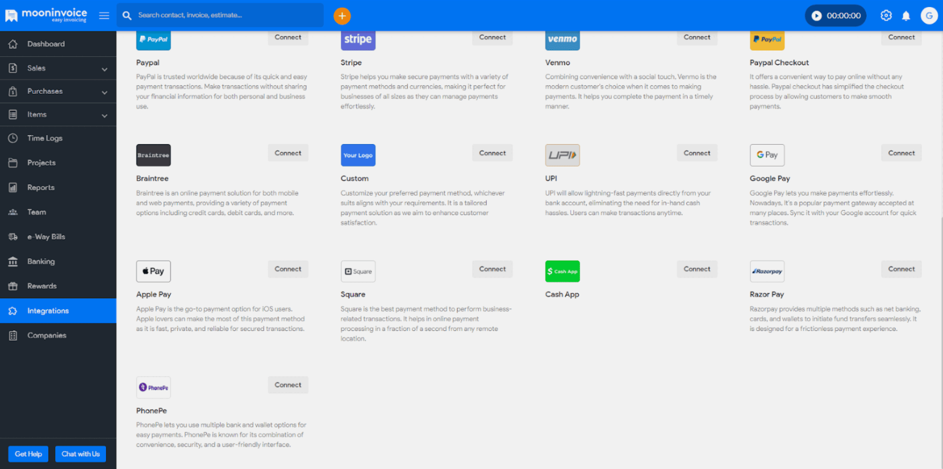 Well Organized Project Based Billing