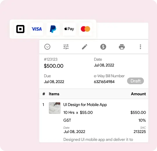 Professional & Crisper Invoices
