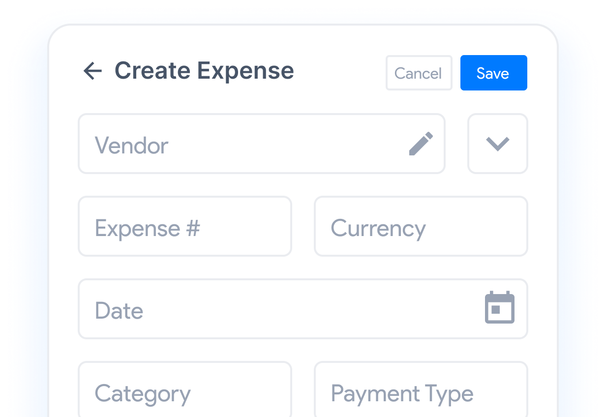 Record expenses