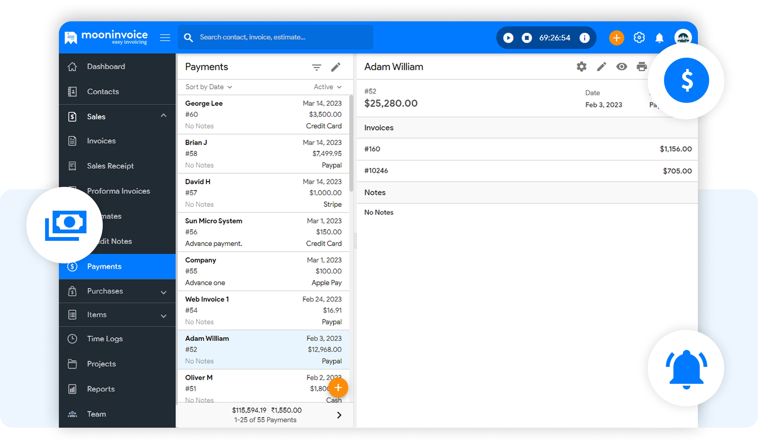 Track Payment Status