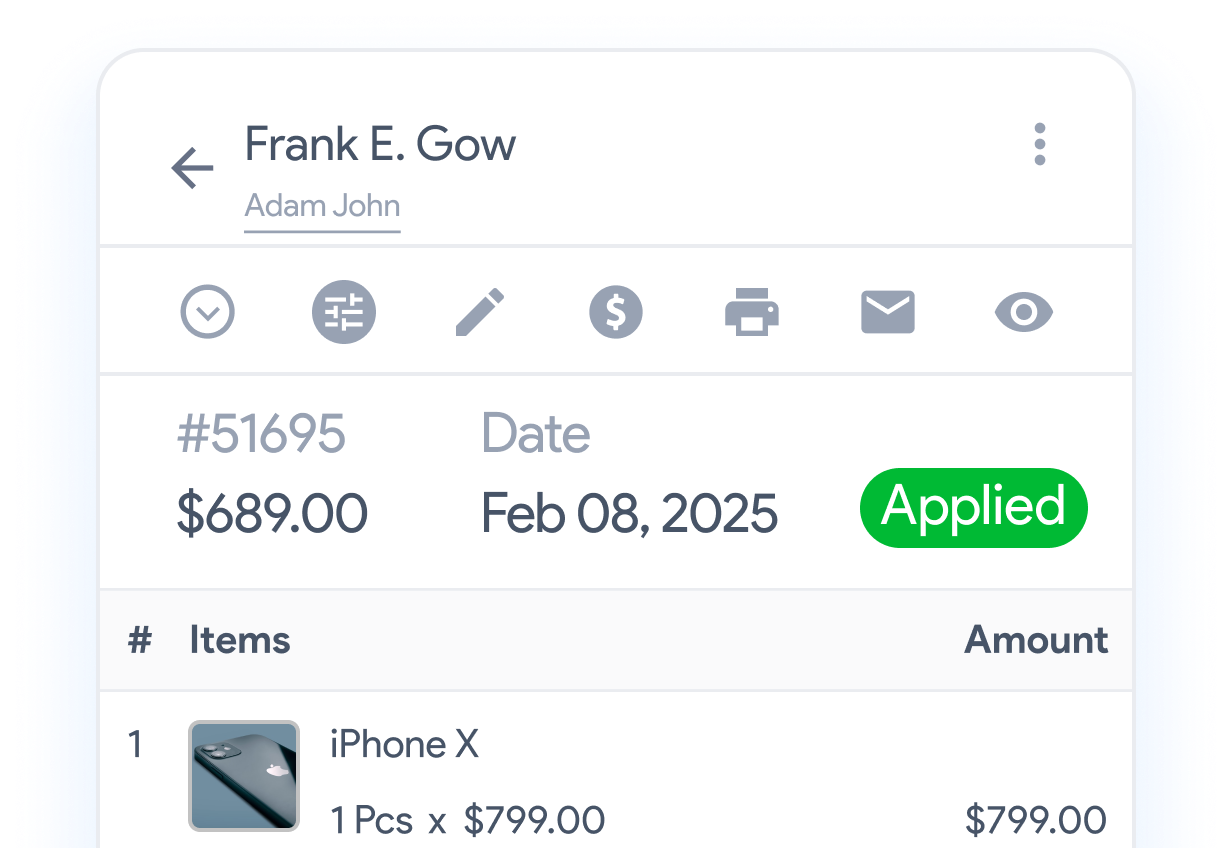 Issue refunds
