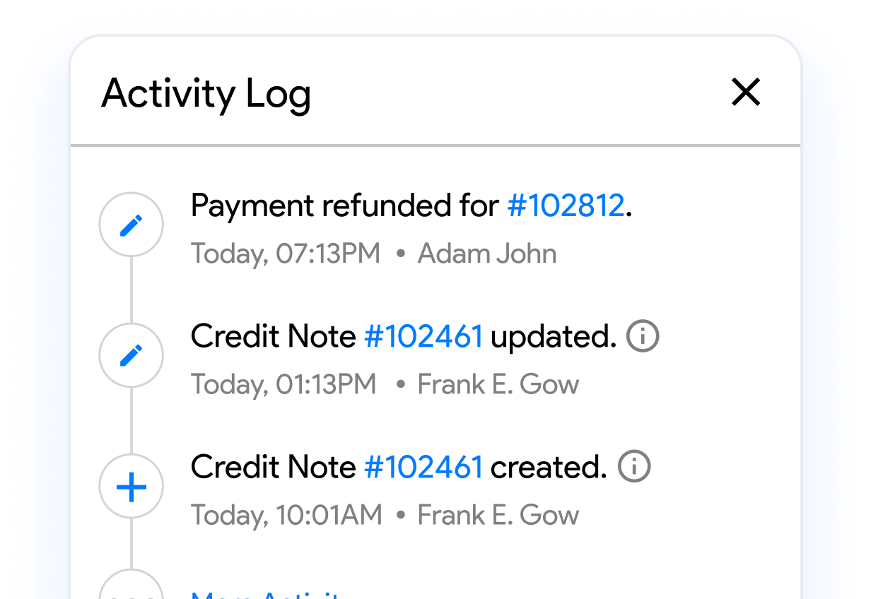 Update credit history