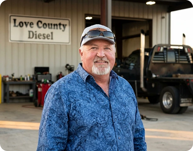 Love County Diesel banner