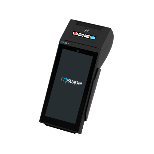 Black Mswipe terminal