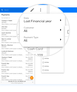 Amplified payment sections to get more done