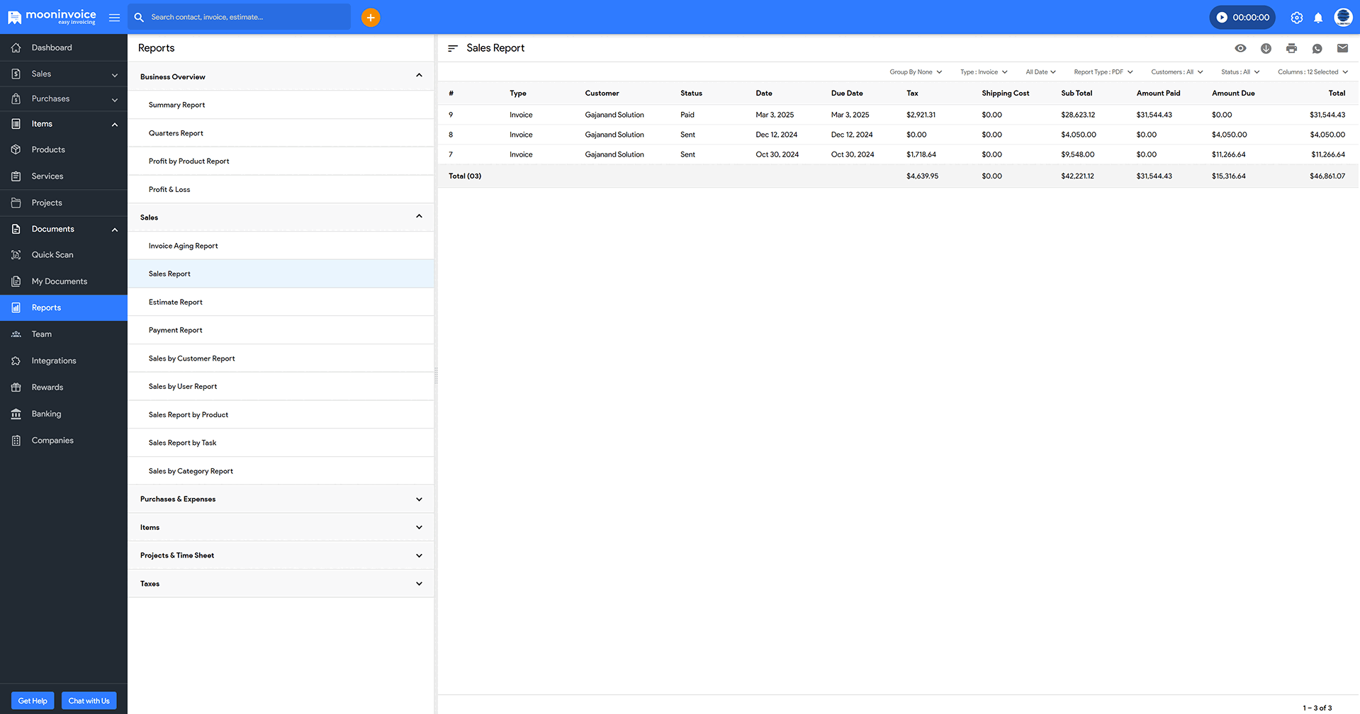 Enhanced Reporting & Signature Added to Sales Receipt