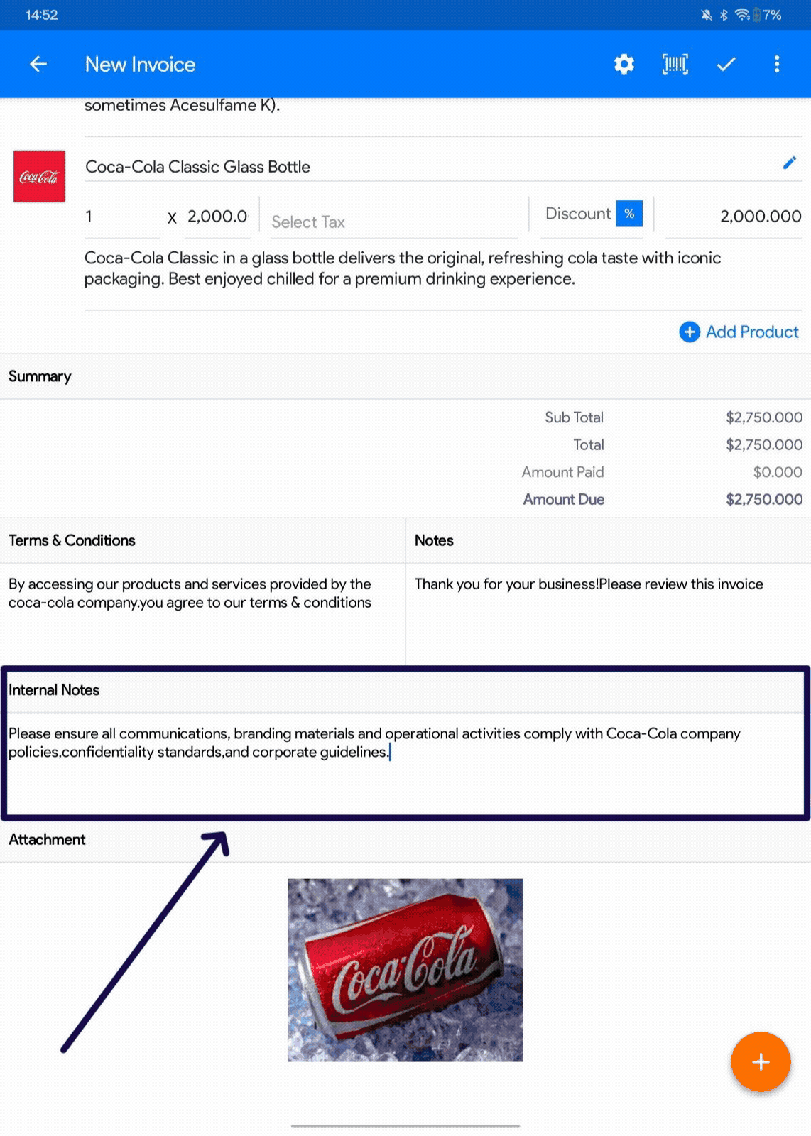 Private Internal Notes Enabled & Favorites Section Added to Side Menu