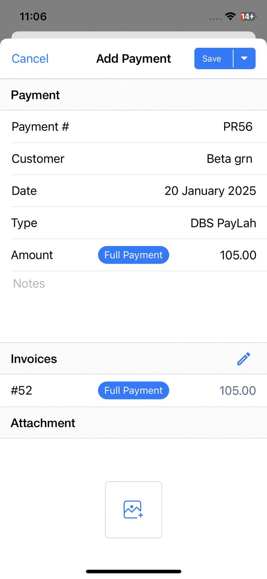 Editing of Payment Reference Numbers
