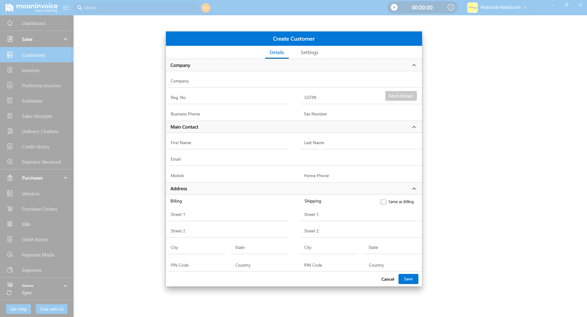 Automated GSTIN and Advanced Tax Handling
