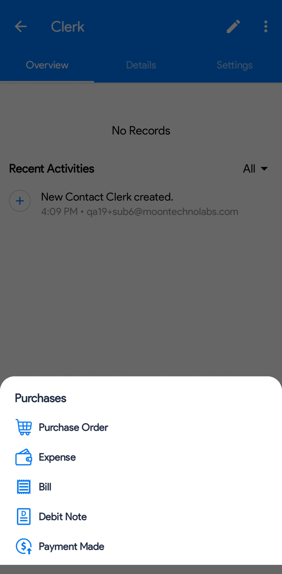 Vendor Advance Payments