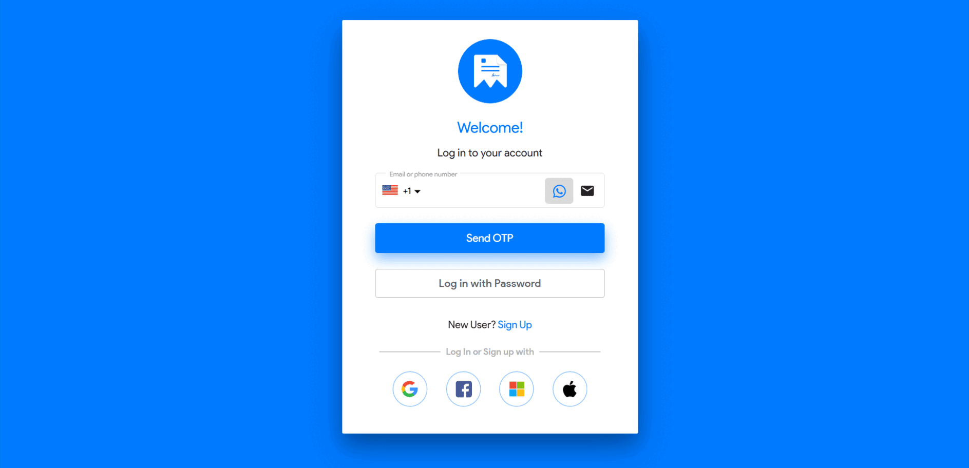OTP-based Login
