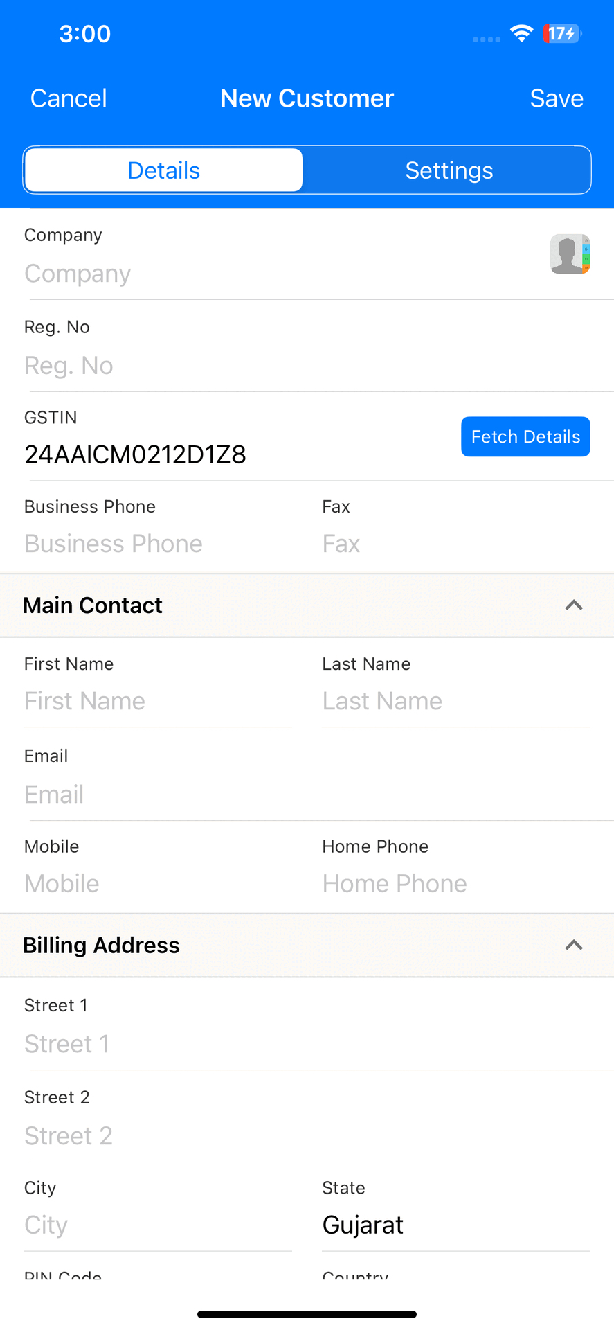 Automated GSTIN Lookup & Project-Based Feature