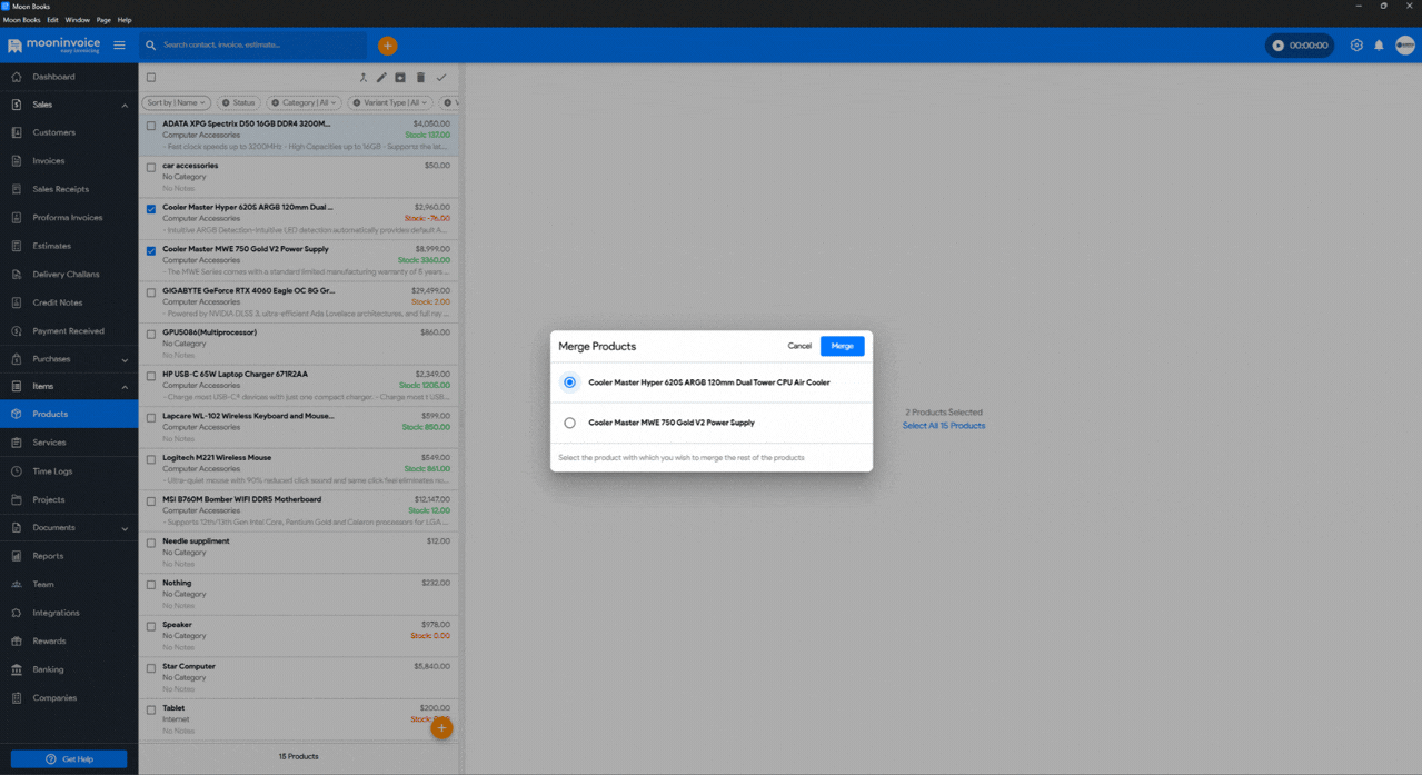 Product & Service Consolidation Support Introduced