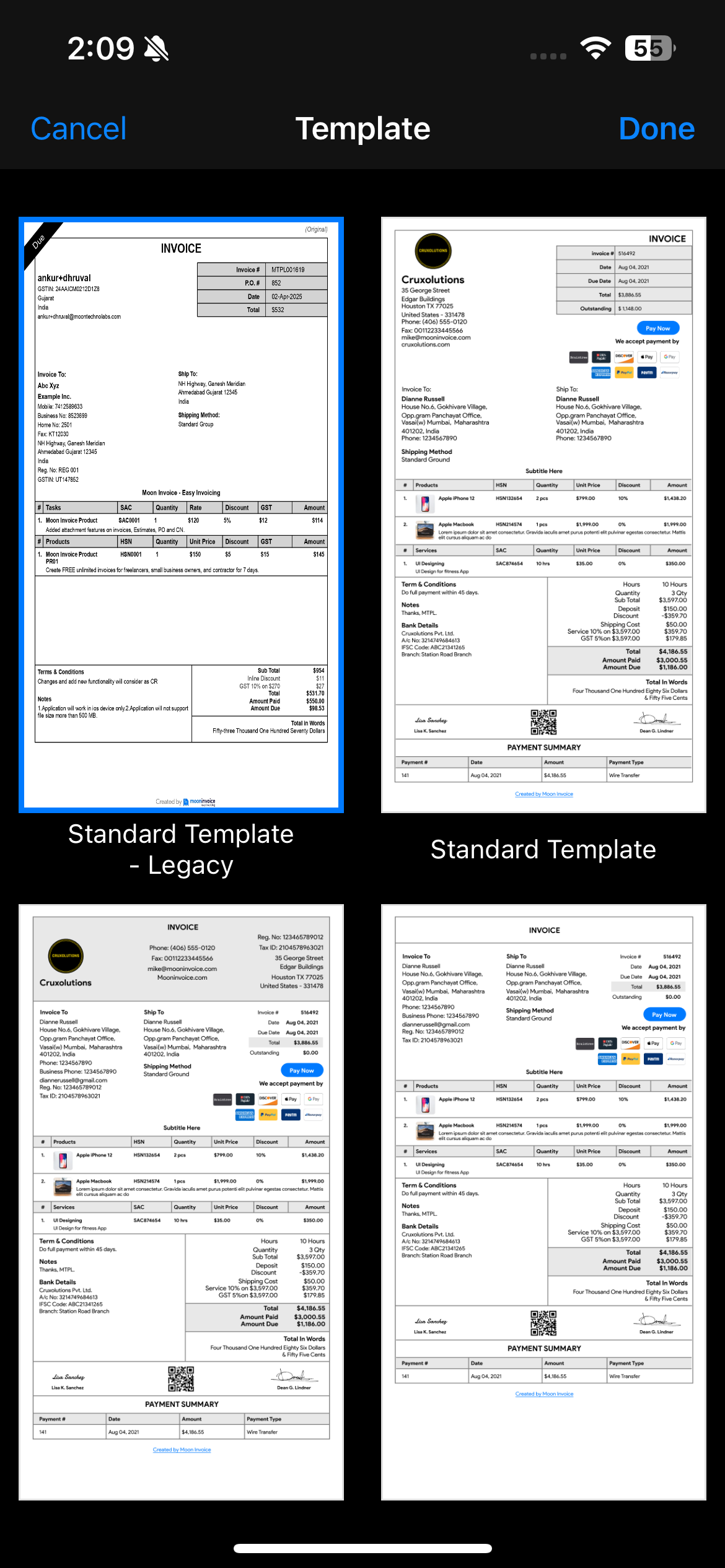 New Look for Standard Template & Letterhead Template