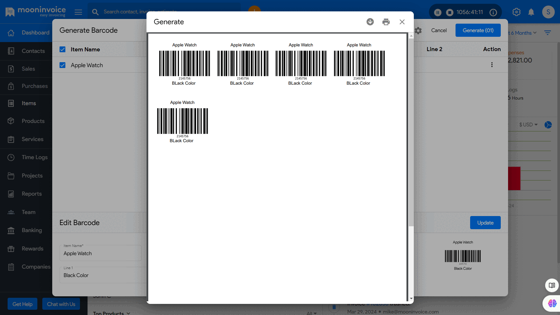 Barcode Generation