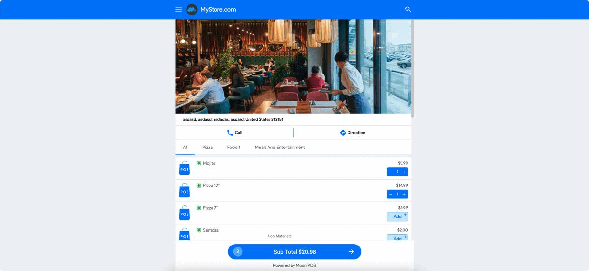 Experience the Ease of Ordering with WebApp
